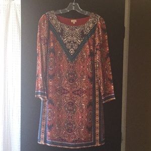 Tribal print dress